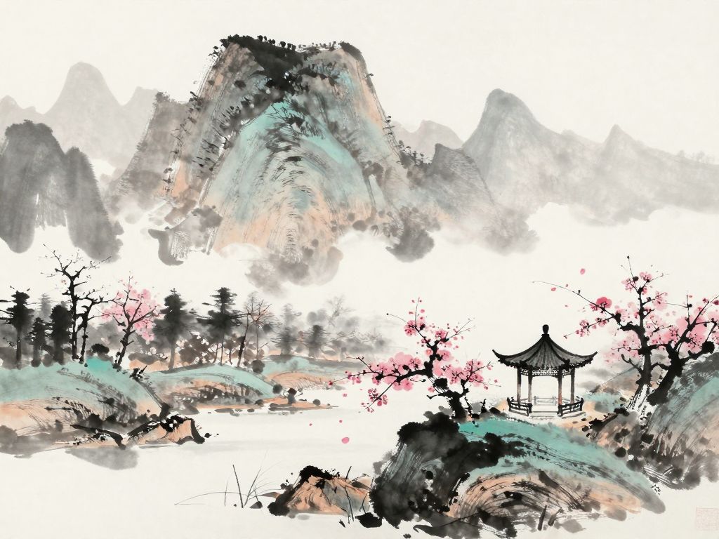 Chinese ink painting